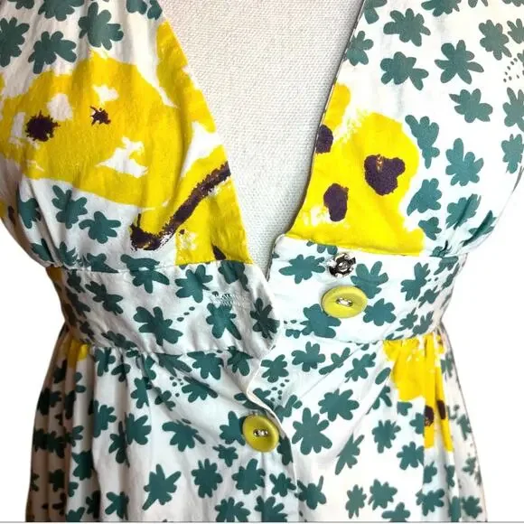 Vintage Y2K Betsey Johnson Butterfly halter mini dress cottagecore retro - Picture 3 of 10